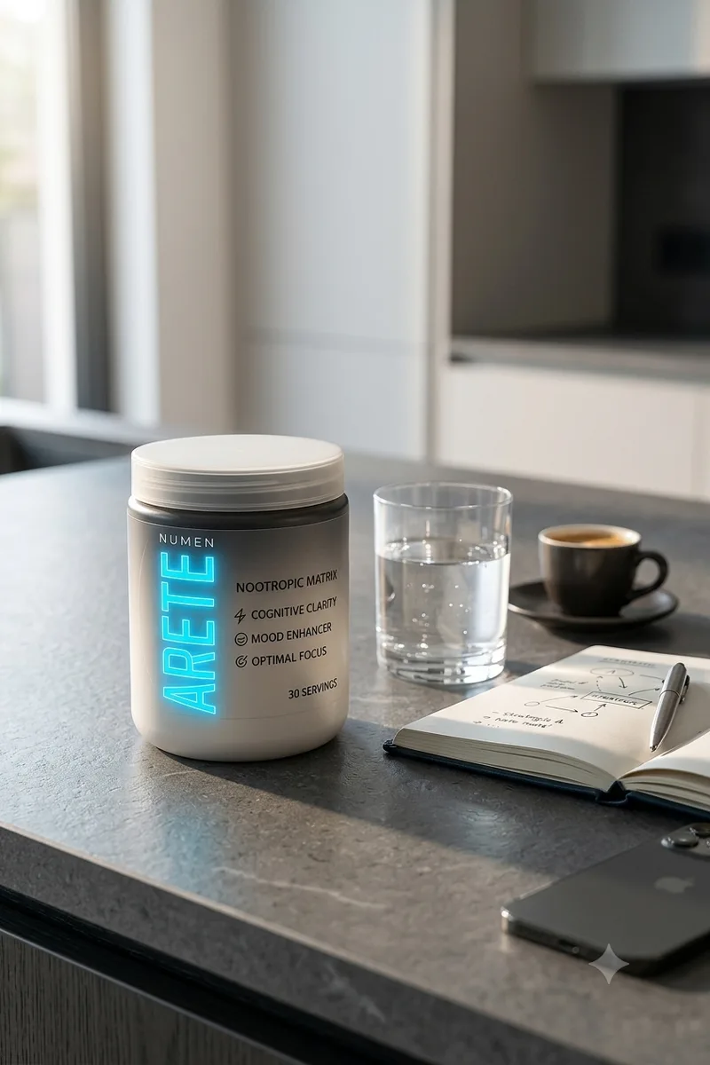 ARETÉ in the morning ritual, on the counter