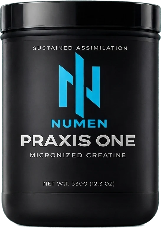 PRAXIS ONE micronized creatine jar